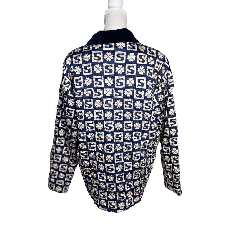 Sandro Enora Cardi-Coat Blue Womens Size 3 US Size Large - Picture 8 of 16